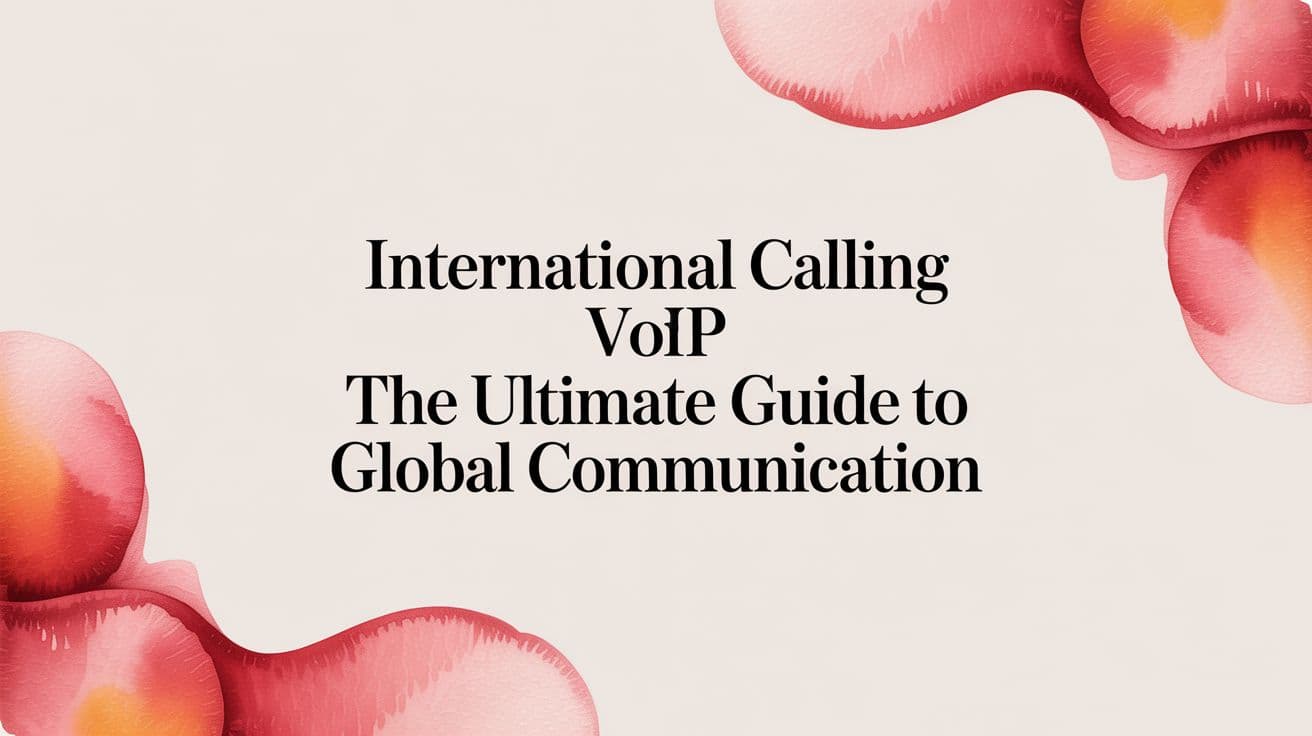 International Calling VoIP The Ultimate Guide to Global Communication