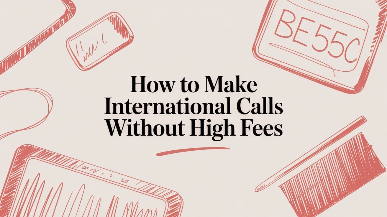 How to Make International Calls Without High Fees