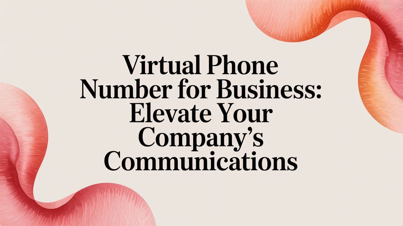 Virtual phone number for business: Elevate Your Company's Communications